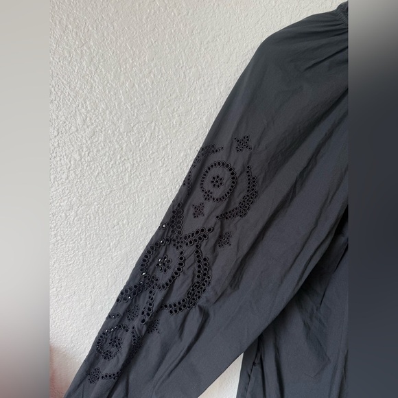 Rails Saylor Black Eyelet Dress Size Small - Picture 9 of 12